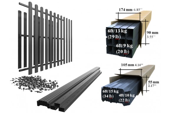 Picket Fence Panel (double sided)